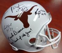 UT Longhorns Signed Helmet 202//172